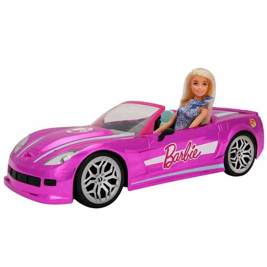 Mondo Motors 63619 Barbie RC Dream Car, remote control car for kids with room for 2 dolls, 43 x 18 x 13 cm, with remote control, toy for ages 3+