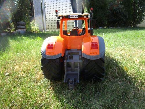 JAMARA 405045 Fendt 1050 Vario Municipal 1:16 2.4GHz RC Tractor, engine sound (can be turned off), reverse warning sound, horn, shutdown function, 2-wheel drive, front lights, indicators, demo function, orange
