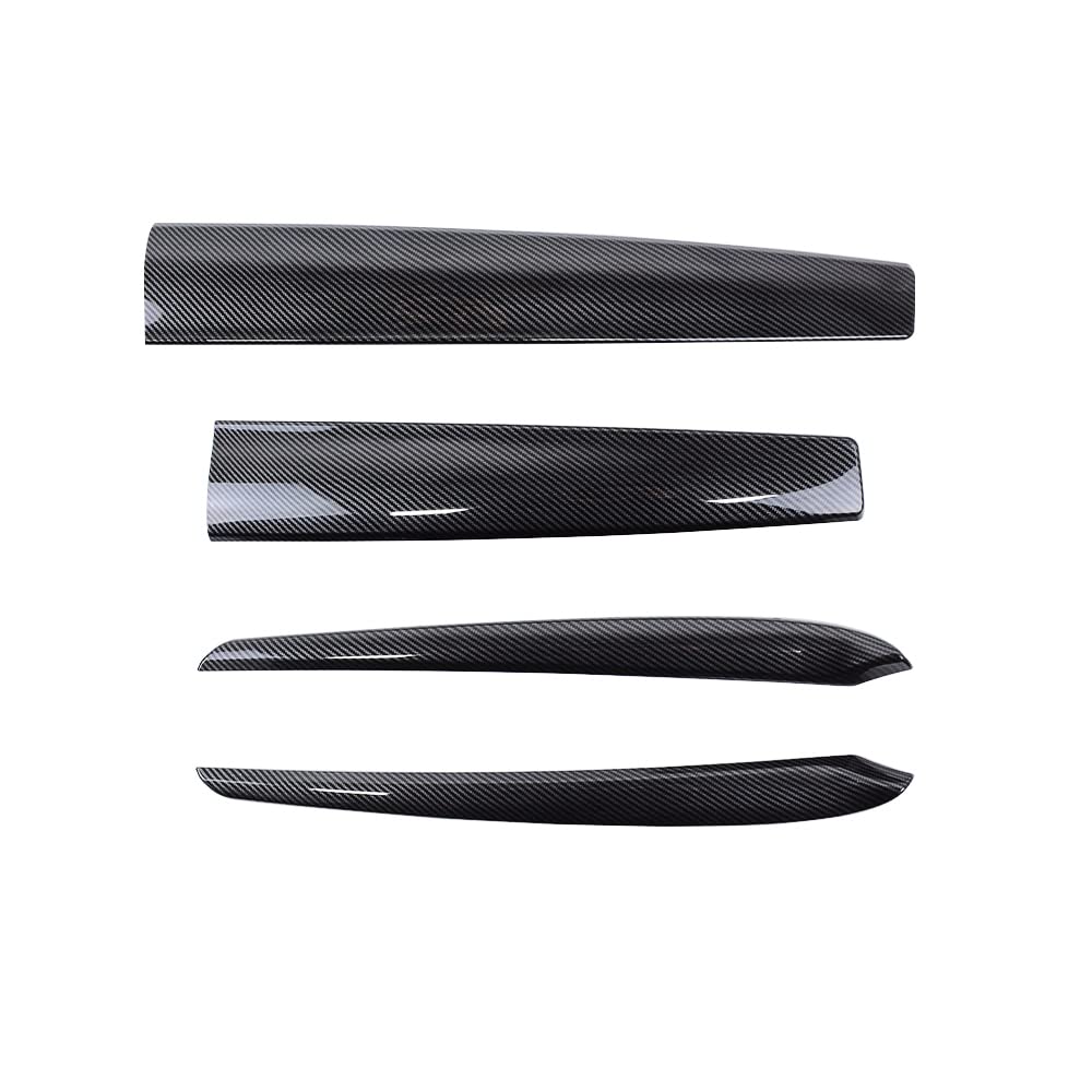 ABS carbon fiber model dashboard cover for Tesla Model Y 2021 2022, car center console panel sticker interior accessory for Model 3 2021 2022 (Not for the 2024 2025 new model)