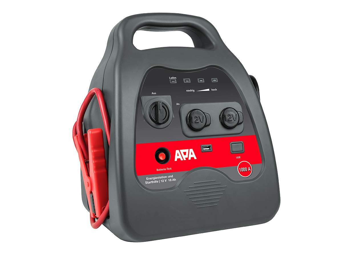 APA 16644 Jump Start Power Pack Bully SMART, pole clamps insulated, 12V/1000 A