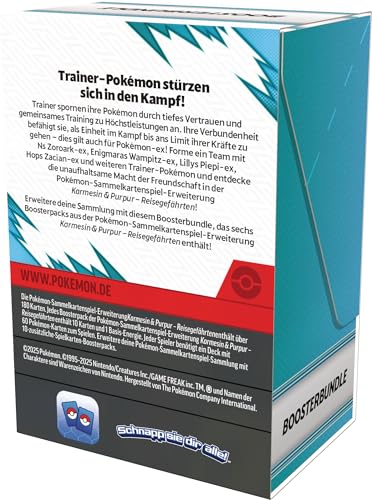 Pokémon Trading Card Game: Booster Bundle Crimson & Purple - Travel Companions (6 Booster Packs)