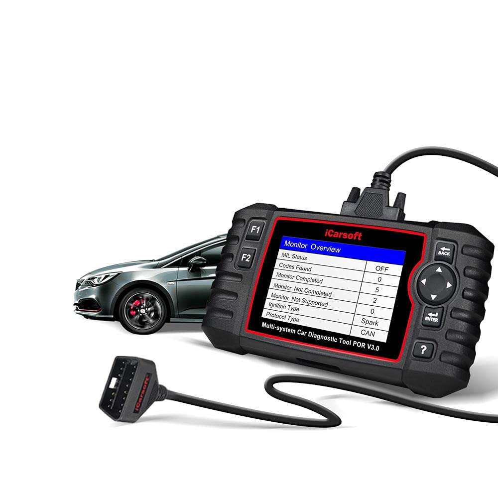 Icarsoft OBD II diagnostic tool POR V3.0 icpor3 Suitable for (car brand): Porsche 1St, black.