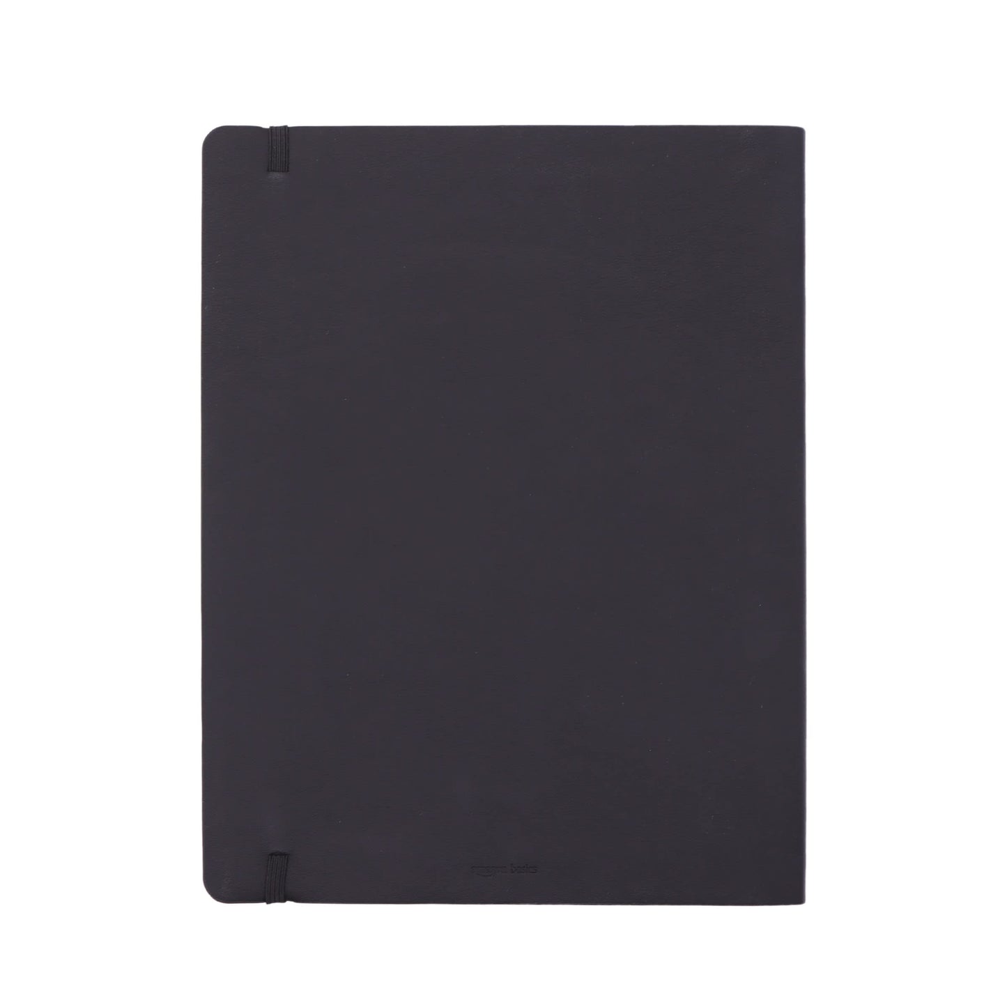 Amazon Basics Unlined Notebook, Softcover, XL Size, 25 x 20 cm, Black