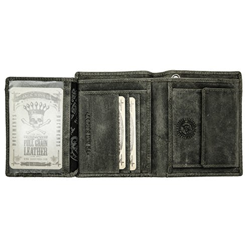 JACK'S INN 54 wallet collection Black Bourbon - wallet Way Vintage Black men's men's wallet