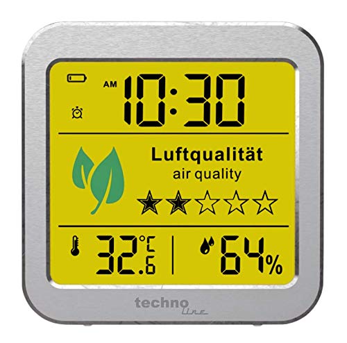WL1020 Air quality monitor for monitoring air quality, successor to WL1005, temperature display, humidity display, alarm for poor air quality.