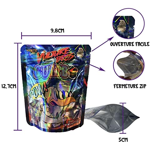 100 Ziplock bags, Mylar | Bags - aluminum bags, odor resistant, heat sealable | Ziplock bags