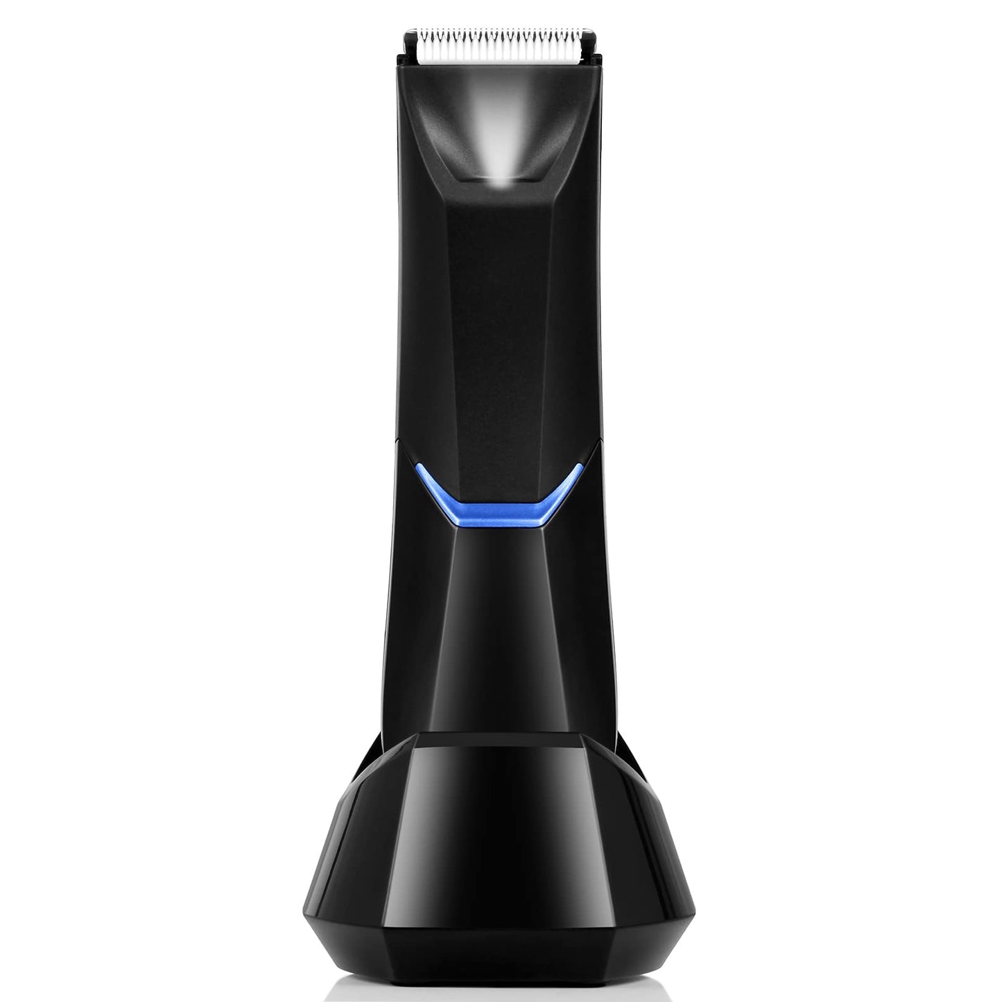 BESTBOMG Intimate Shaver Men Body Hair Trimmer for Men and Women with LED lighting, Waterproof Electric Trimmer for Intimate Area, Body Groomer for Groin, Nose, and Ear Hair.