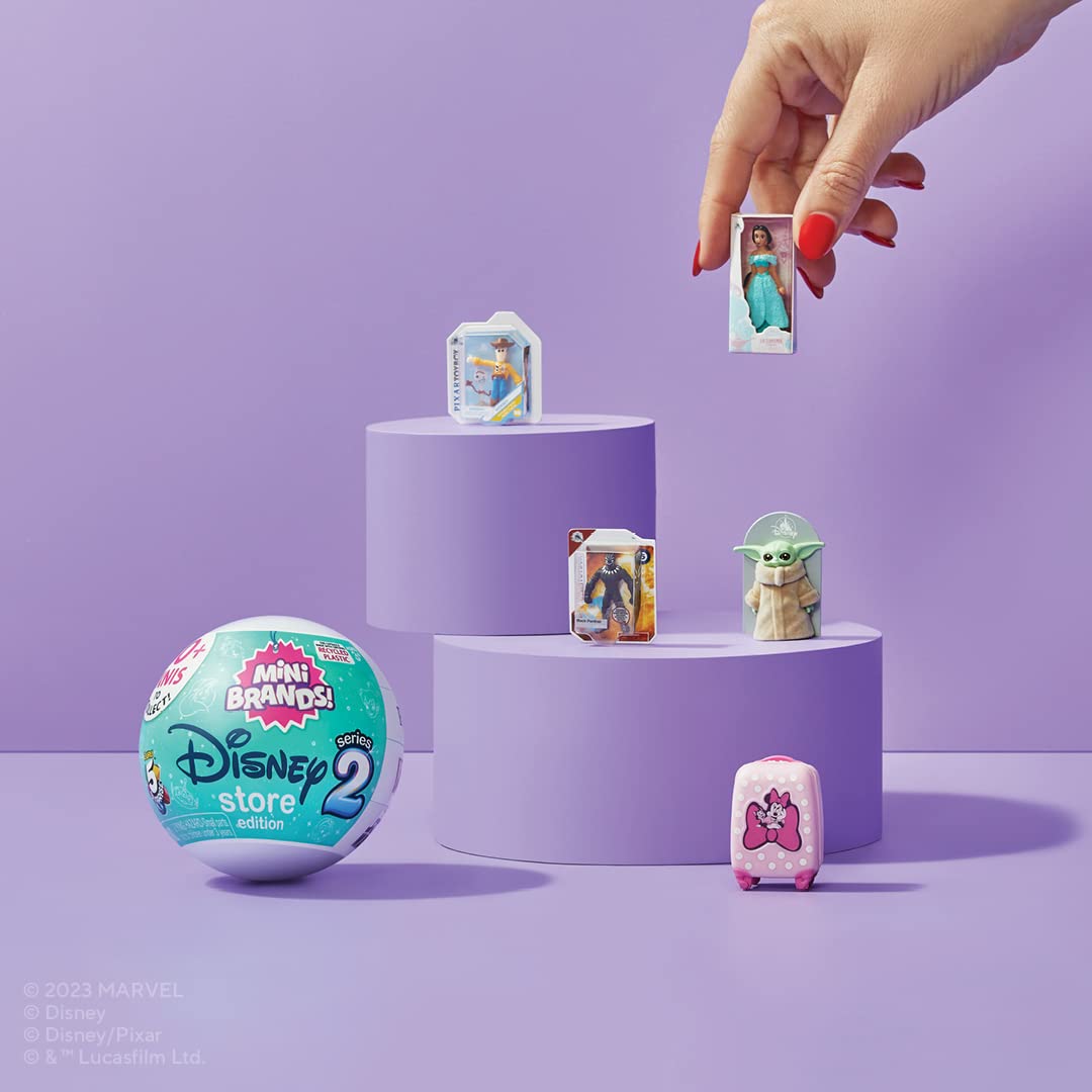 5 SURPRISE Mini Brands Disney Store Series 2 Surprise Capsule (4 Pack)