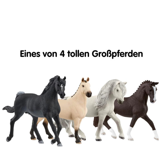 Horse Club Advent Calendar 2025 - 99092 | featuring movable figure Lisa, 2 horse figures, cat, tack & lots of accessories | ideal gift for children aged 5 and up | 36 pieces