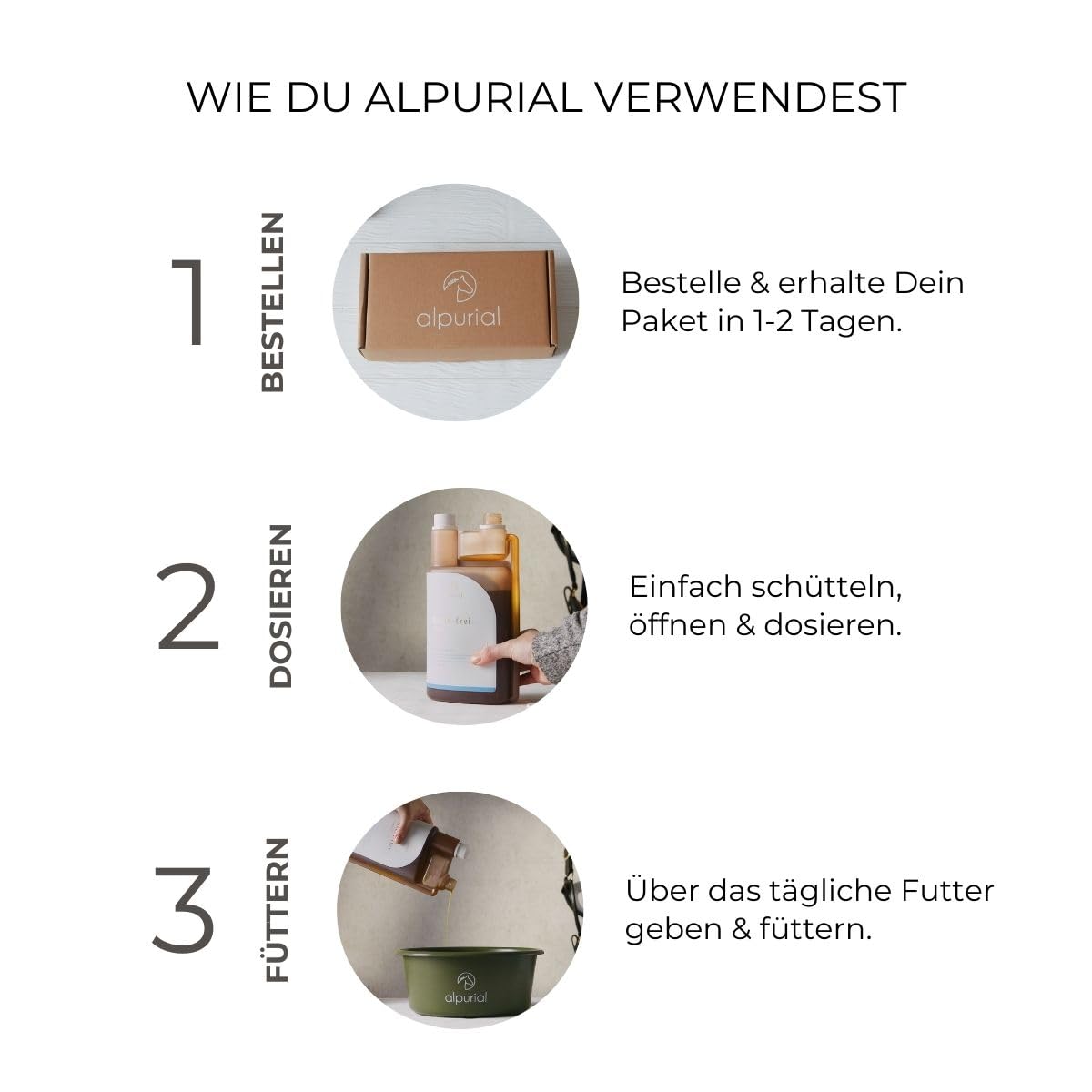 Alpurial Joint Fit - supplement for horses with high joint stress - with MSM, Hyaluron & Glucosamine - developed by veterinarians.