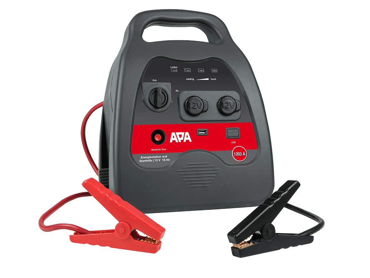APA 16644 Jump Start Power Pack Bully SMART, pole clamps insulated, 12V/1000 A