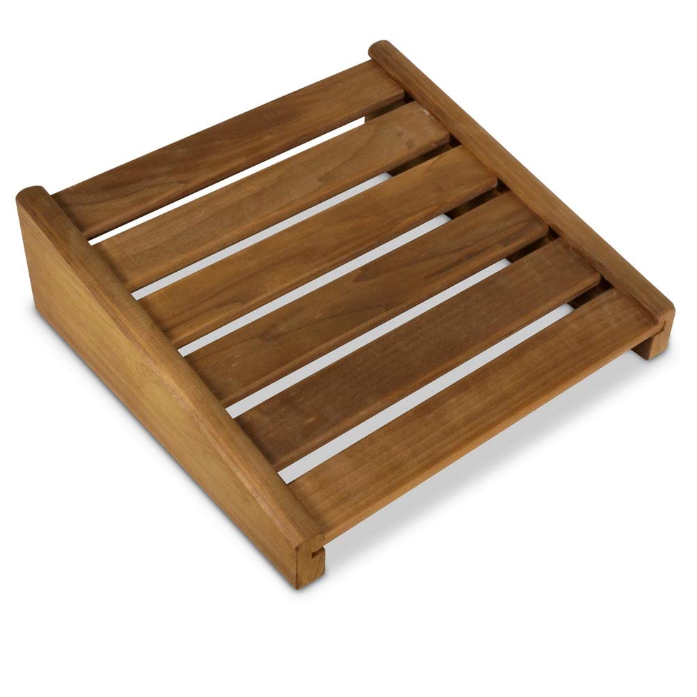 LaJa26 sauna headrest Thermo FSC aspen wood - ideal for neck and shoulders - durable - ergonomic - relaxing and long-lasting - can also be used as a back or footrest - handmade in Europe
