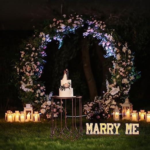 1.8M Metal Balloon Arch Kit, DIY Curved Arches, Iron Wedding Arch, Round Ring Balloon Arch Kit, DIY Metal Round Balloon Garland, Flower Decor for Birthday Party, Christmas, Wedding