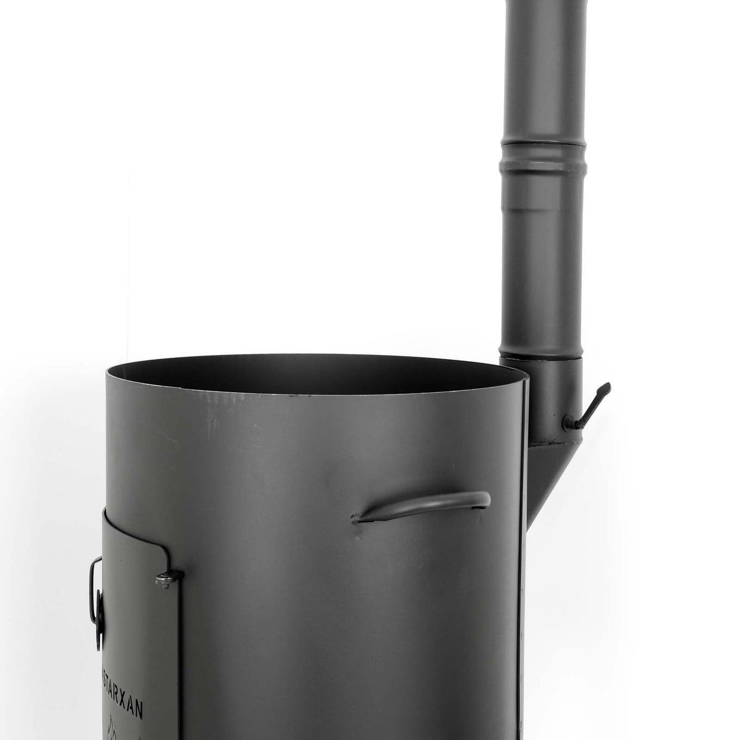 SET Utschak with draw-off pipe, 40cm + 12 liter cast iron Kazan SMOOTH INSIDE + 50cm skimmer - field kitchen, goulash kettle fire pot outdoor for Kazan Kasan 12L