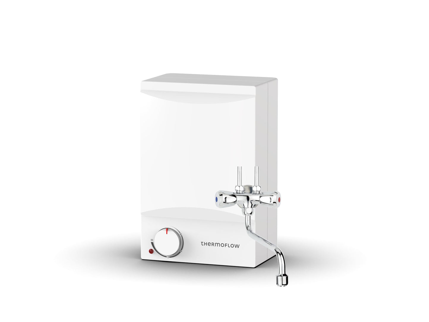 Thermoflow OT 5 Combi Over-table storage tank including low-pressure fitting | Hot water tank 5 l storage volume | Electric hot water tank G 1/2" connection | 35 - 75 °C | 65 °C in 10 min.