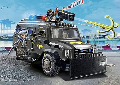 PLAYMOBIL | City Action | SWAT terrain vehicle | with light and sound | Toy for children aged 5 and up | 71144