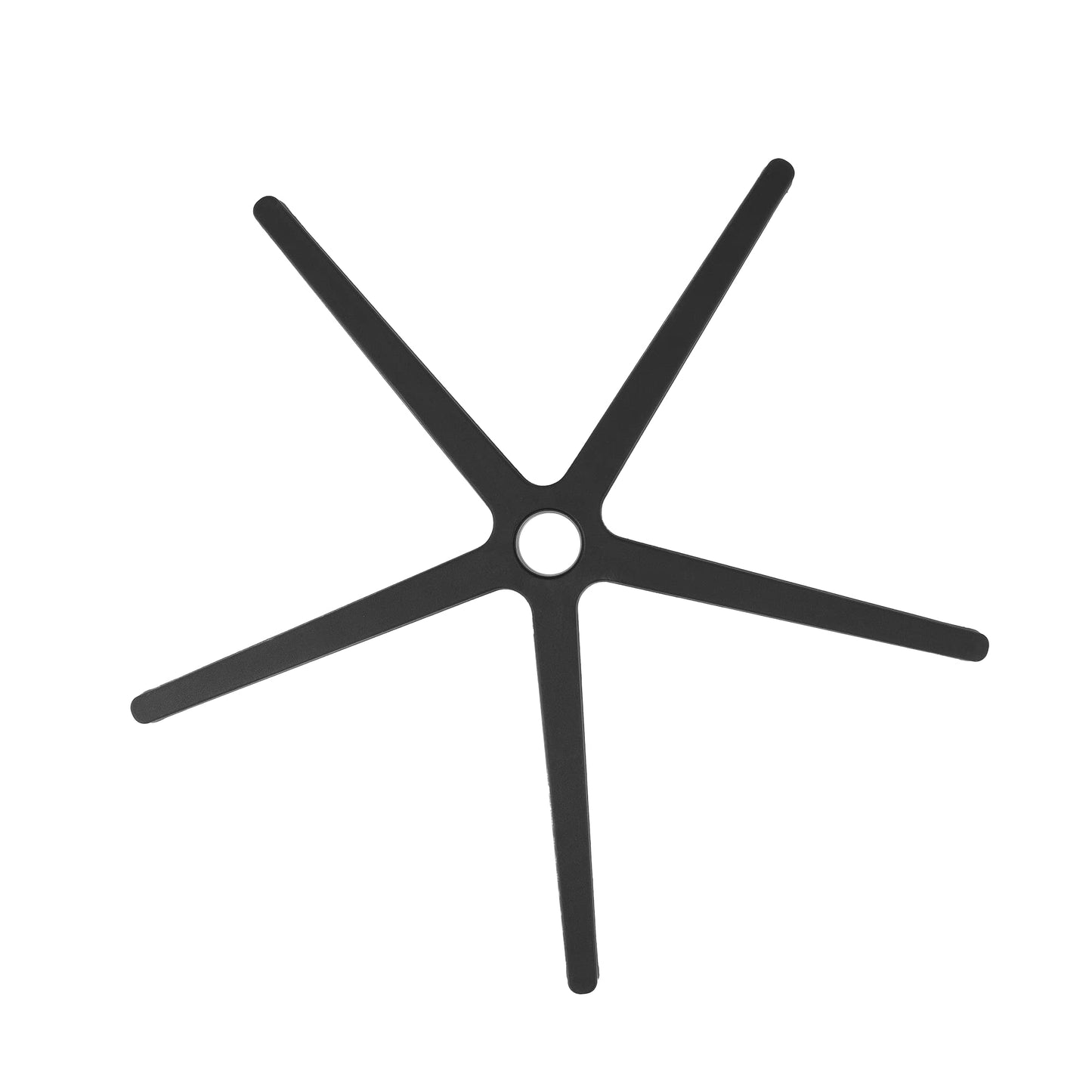 Ergootto, large 700 mm foot base made of black plastic for office chair, gaming chair or work chair, 5-star swivel base for desk chair, replacement part for ergonomic chair.