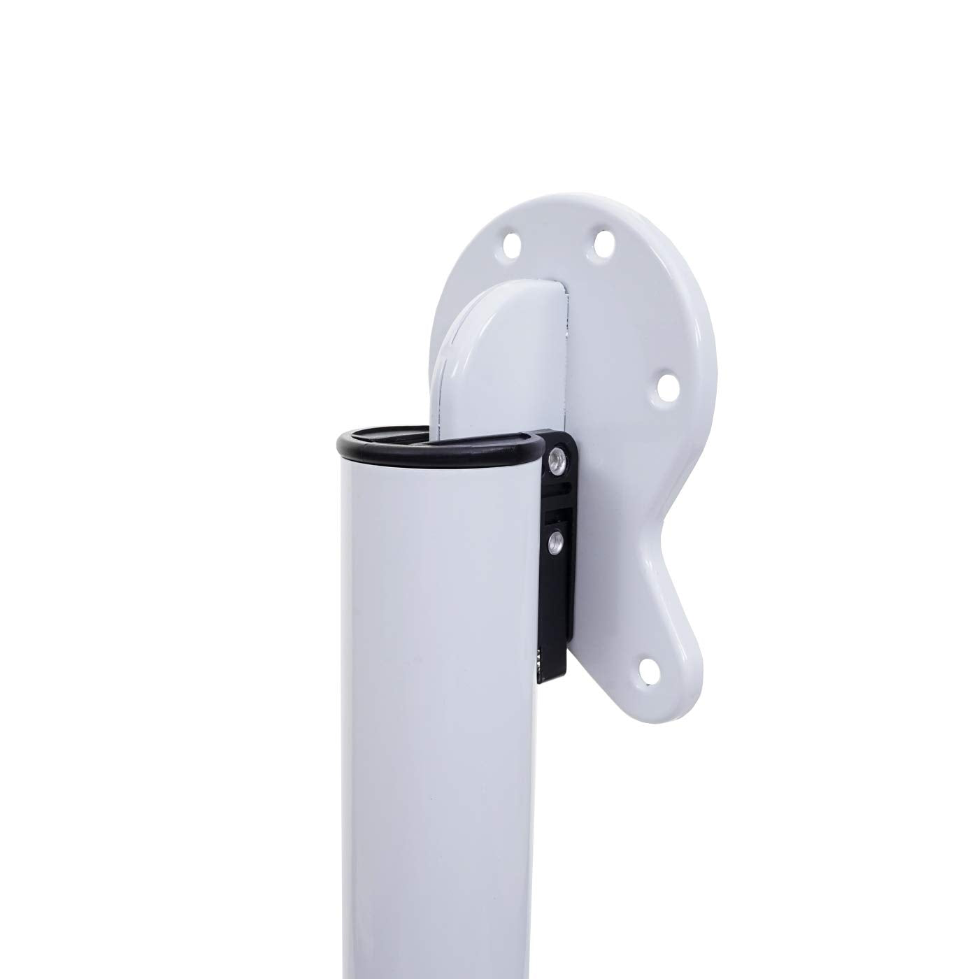 Mendler 4-piece table leg set HWC-H34AM, for desk dining table foot table frame, foldable 72cm - white