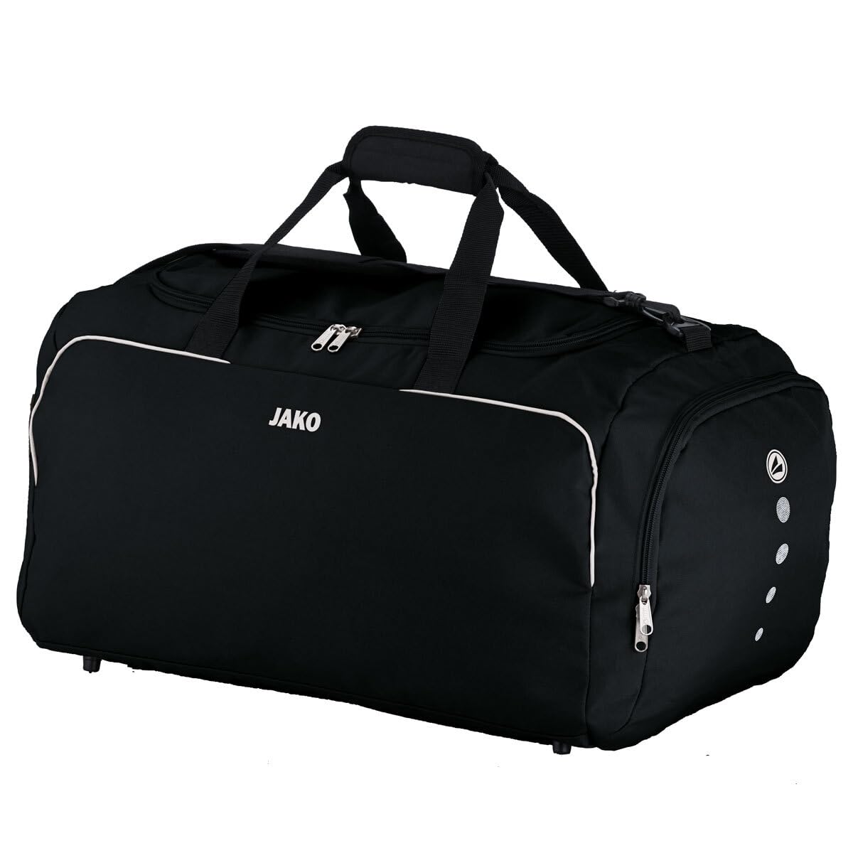 JAKO Unisex sports bag Classico, black, 38 cm.