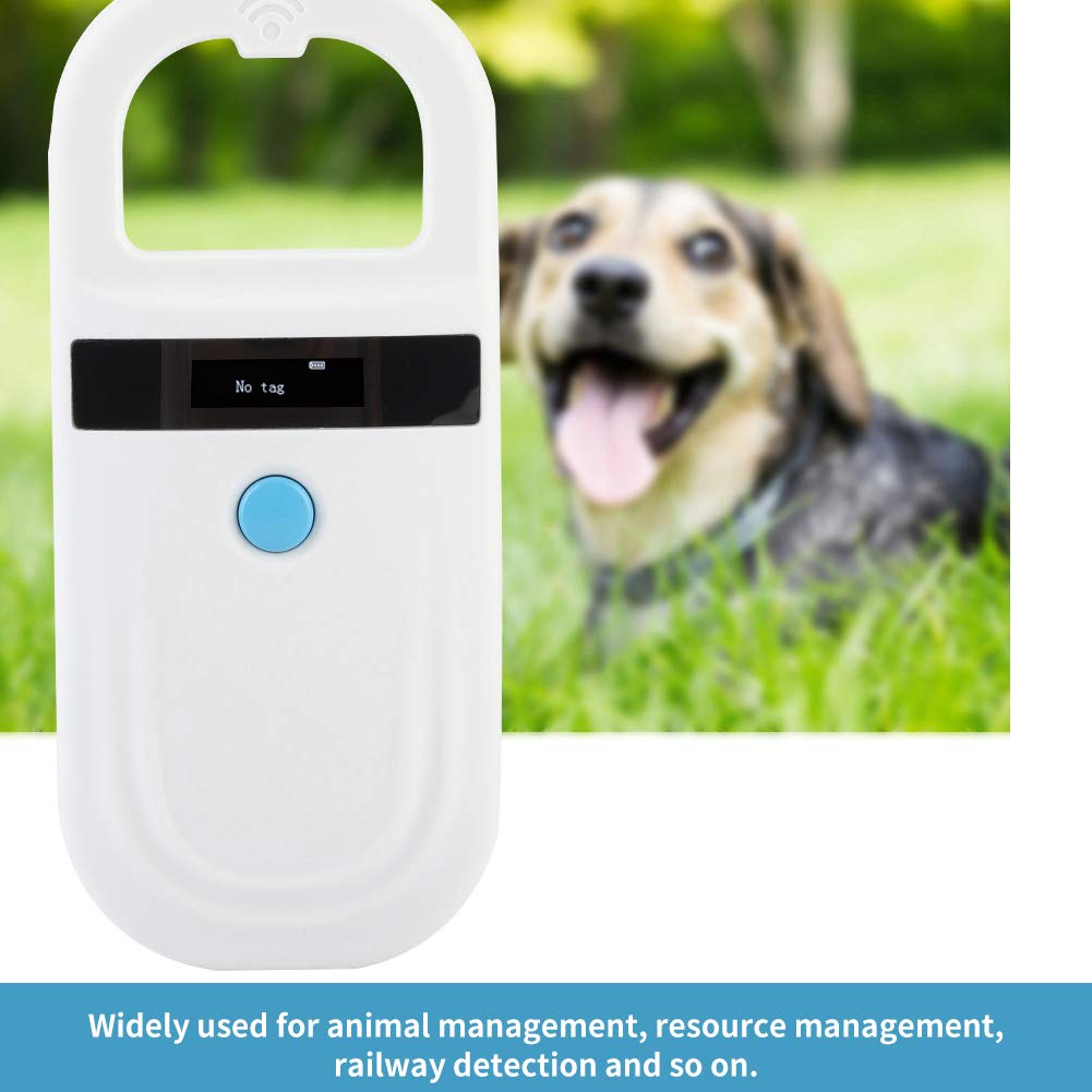 Animal microchip reader, Yinhing pet microchip scanner, rechargeable pet chip registration ID scanner. Microchip scanner for pets, pet tag scanner, pet microchip reader for animals.