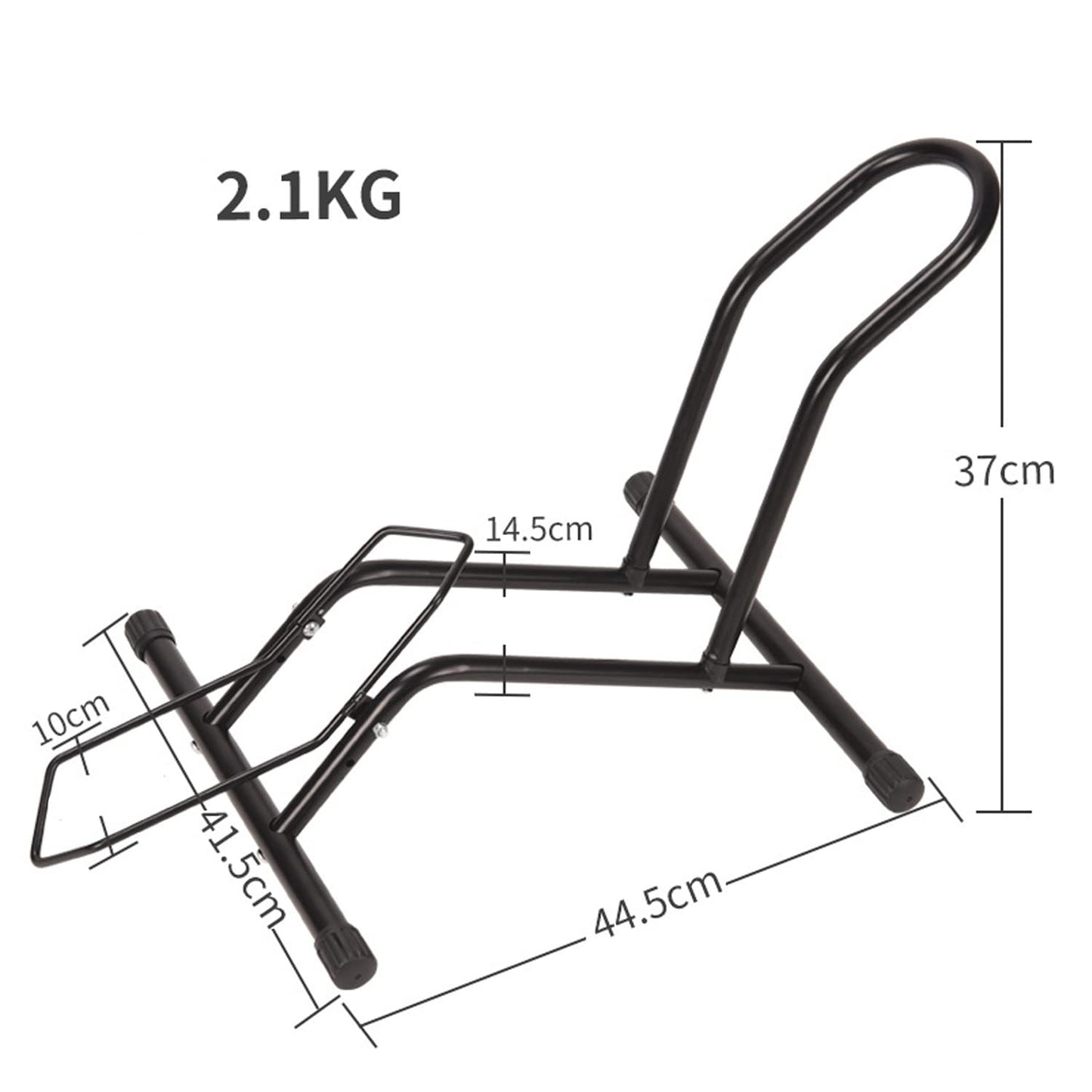 "Herrselsam 2 Piece Bike Stand Floor, Free Standing Bike Rack 16 to 29 Inches, Free Standing Suitable for all Front or Rear Wheel, Bike Holder Mounting Bicycle Bike Stand"