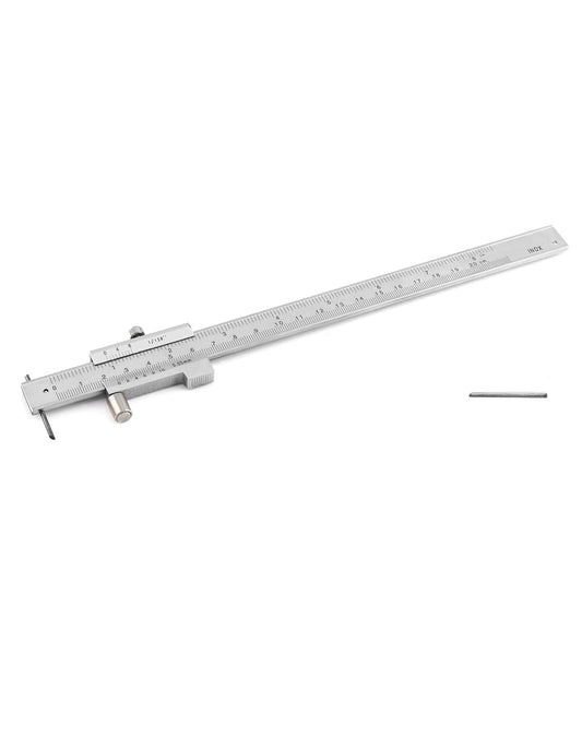 QWORK® Vernier Caliper, 0-20 cm, Stainless Steel Marking Tools