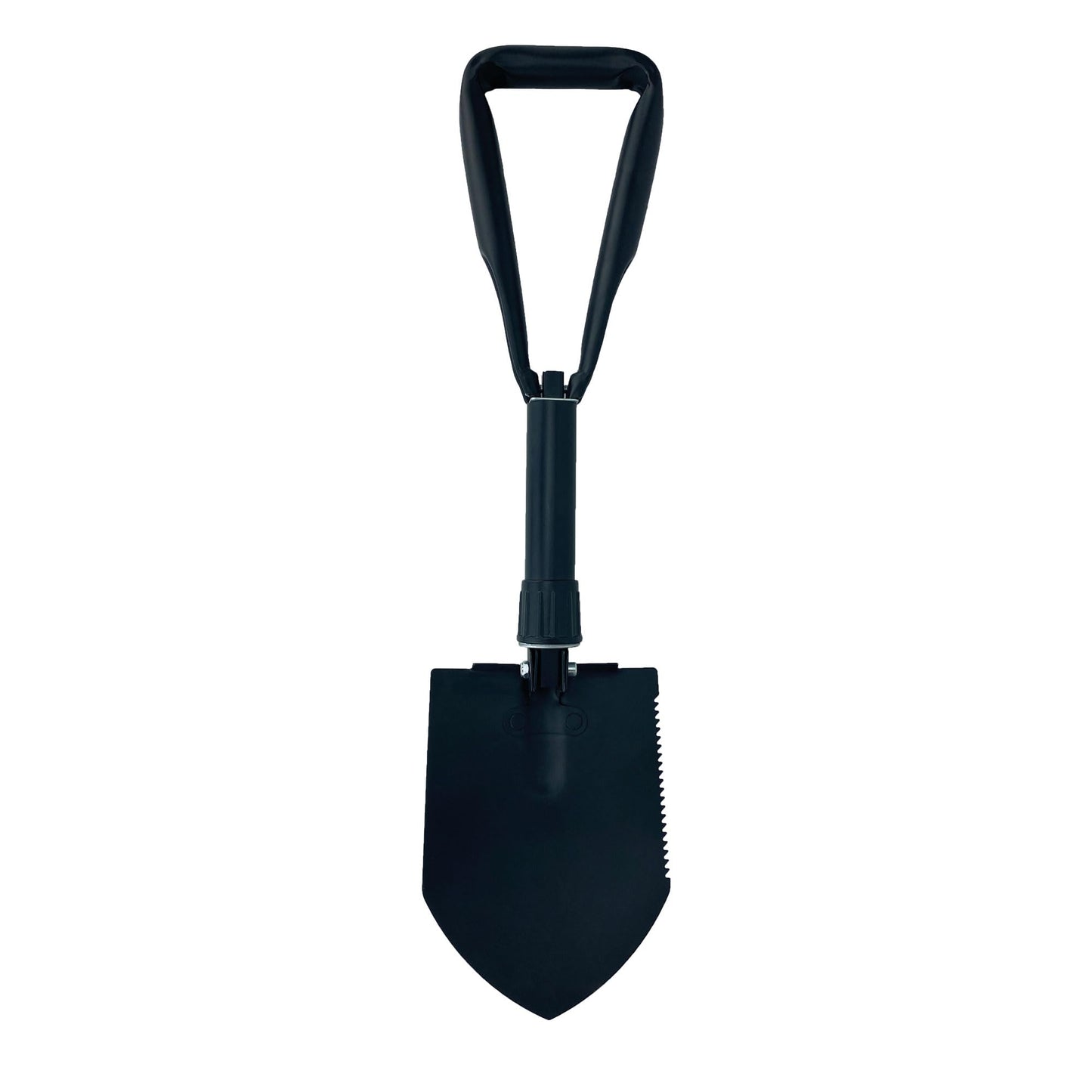 AA car winter set with folding snow shovel, black