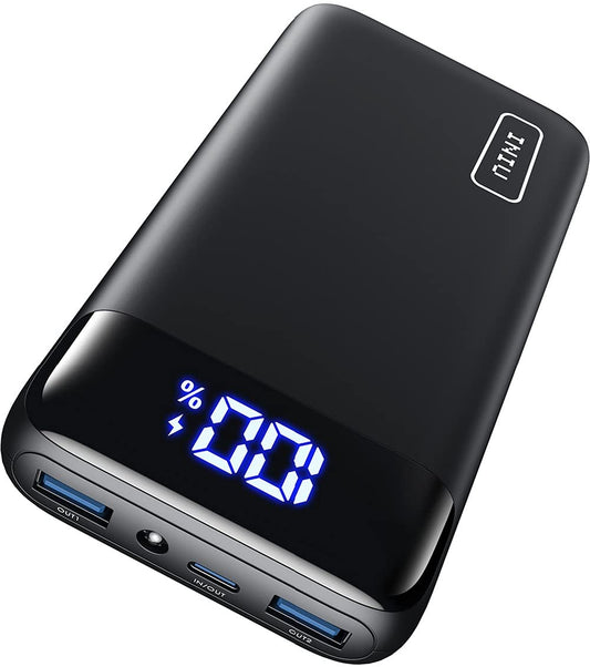 INIU Power Bank, 22.5W mini but powerful 20000mAh power bank (USB C input & output), PD 3.0 QC 4.0 external portable chargers with LED display, compatible with iPhone 16 15 14 13 12 Pro Max Samsung iPad Huawei