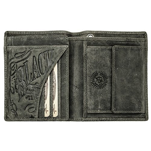 JACK'S INN 54 wallet collection Black Bourbon - wallet Way Vintage Black men's men's wallet