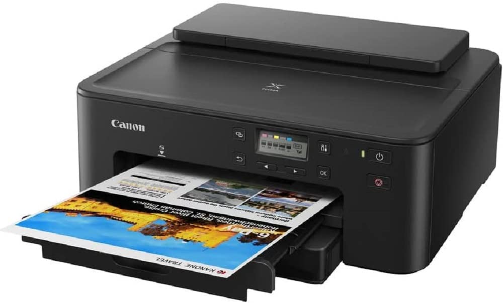 Canon PIXMA TS705a printer inkjet A4 (WLAN, LAN, 5 separate inks, automatic duplex printing, 2 paper trays, paper cassette 250 sheets, Apple AirPrint), black, standard