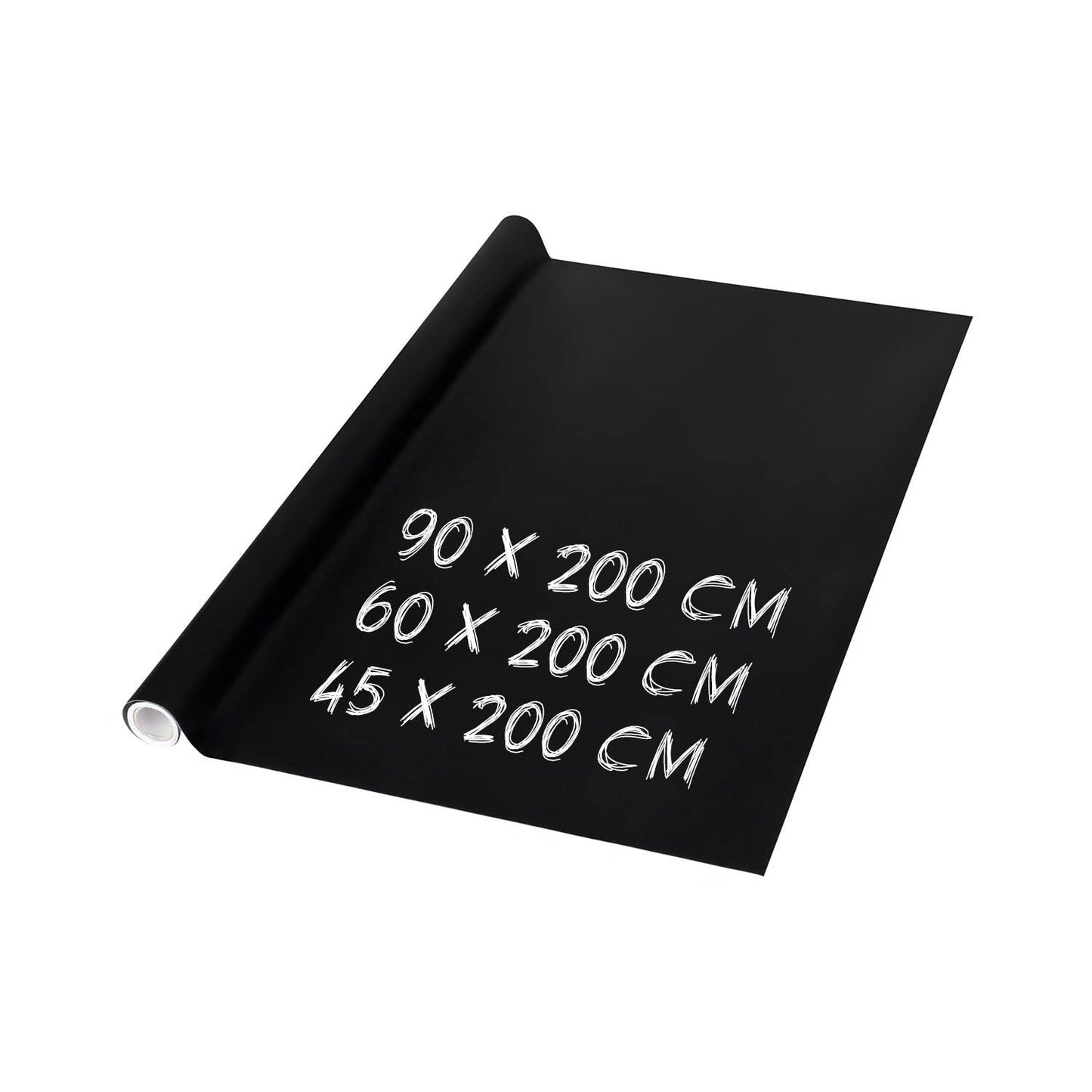 Self-adhesive chalkboard foil 90x200 - Wipeable film - Adhesive chalkboard film Children's blackboard sticker for kitchen or children's room
