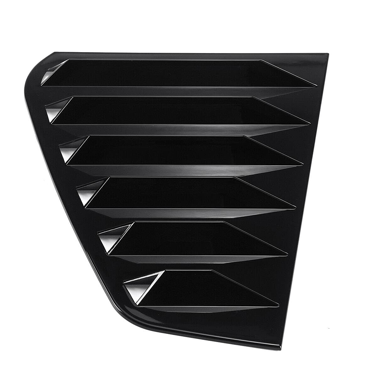Active window blinds for rear Golf 7 R 7 7.5 2013-2020 Racing style window blinds Ventilation cover Black