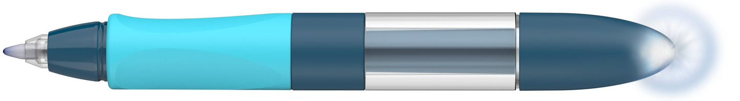 Schneider 188733 Base Senso Rollerball (for beginner writers, for both right and left-handed users) blue-turquoise