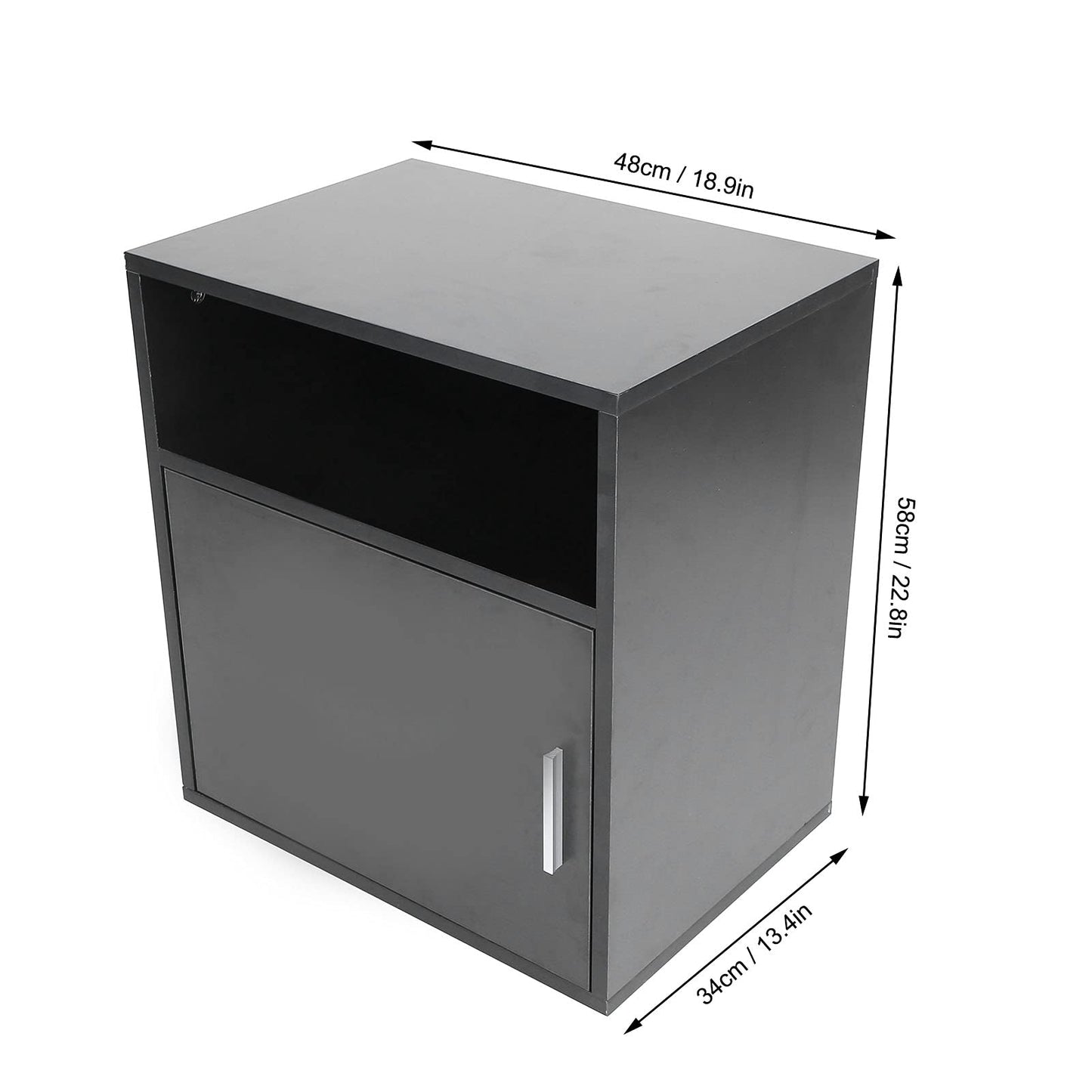 GOTOTOP file cabinet, Mobile MDF printer table Wood cabinet for offices for study rooms