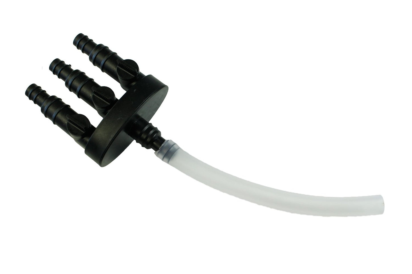 Arnusa fountain pump complete set with 3 LED lights incl. 3-way hose adapter, hose, and foam seals (1500L/H, RGB color changing)