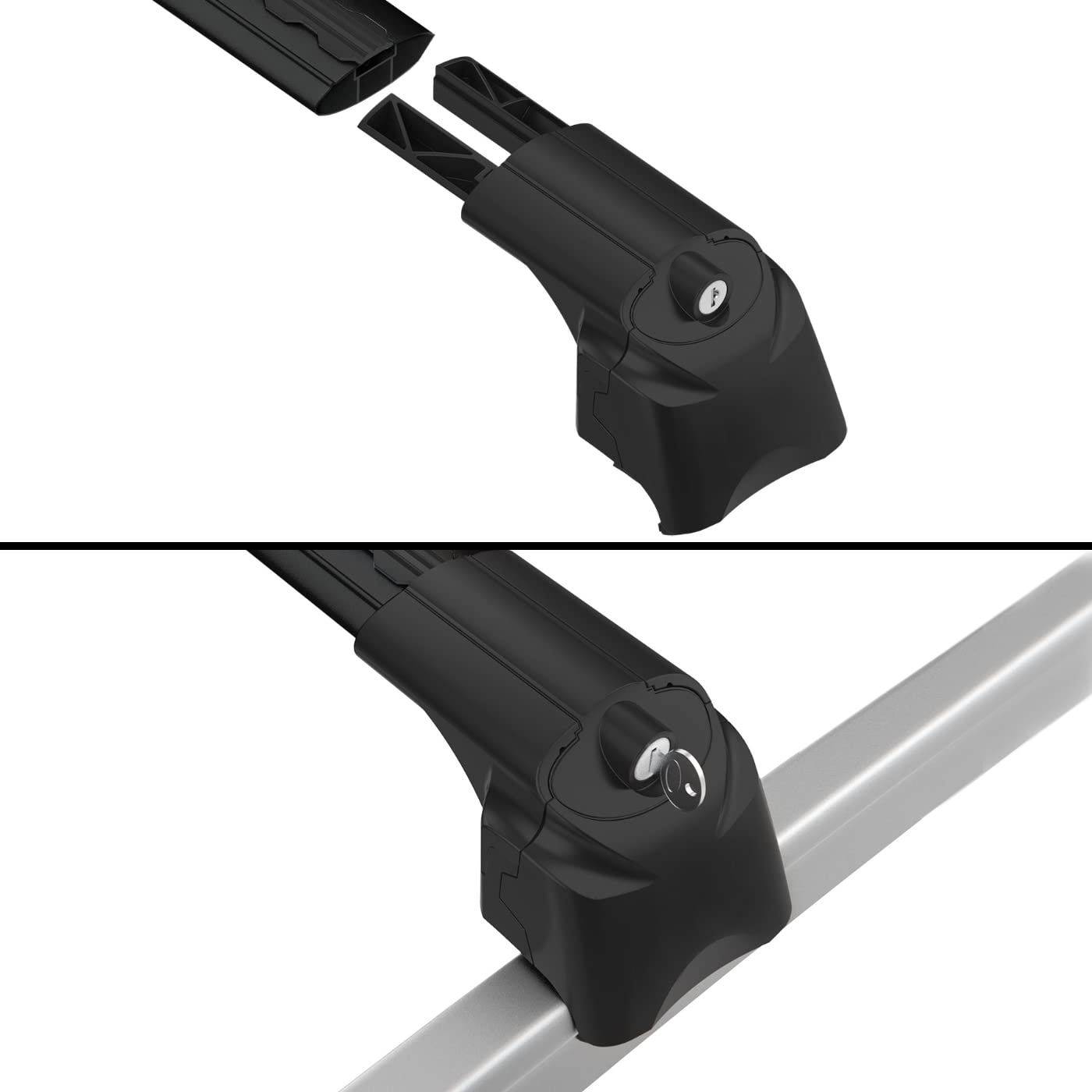 Adamot roof rack for Hyundai Tucson 3 III TL 2015-2019 Black
