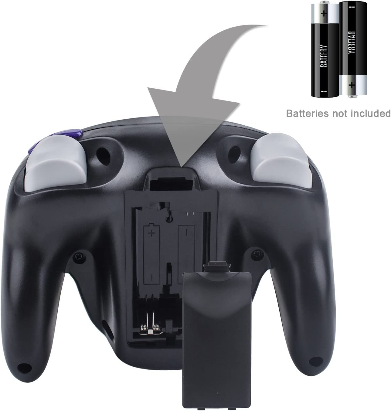 Wireless controller for Gamecube replacement 2.4G Bluetooth NGC gamepad joystick GC controller for Gamecube pad games with receiver adapter for Gamecube Wii U NGC GC.