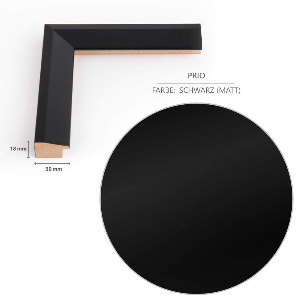 Picture Shop-24 Puzzle Frame PRIO 80x120cm Black (matt) for about 2000-3000 pieces