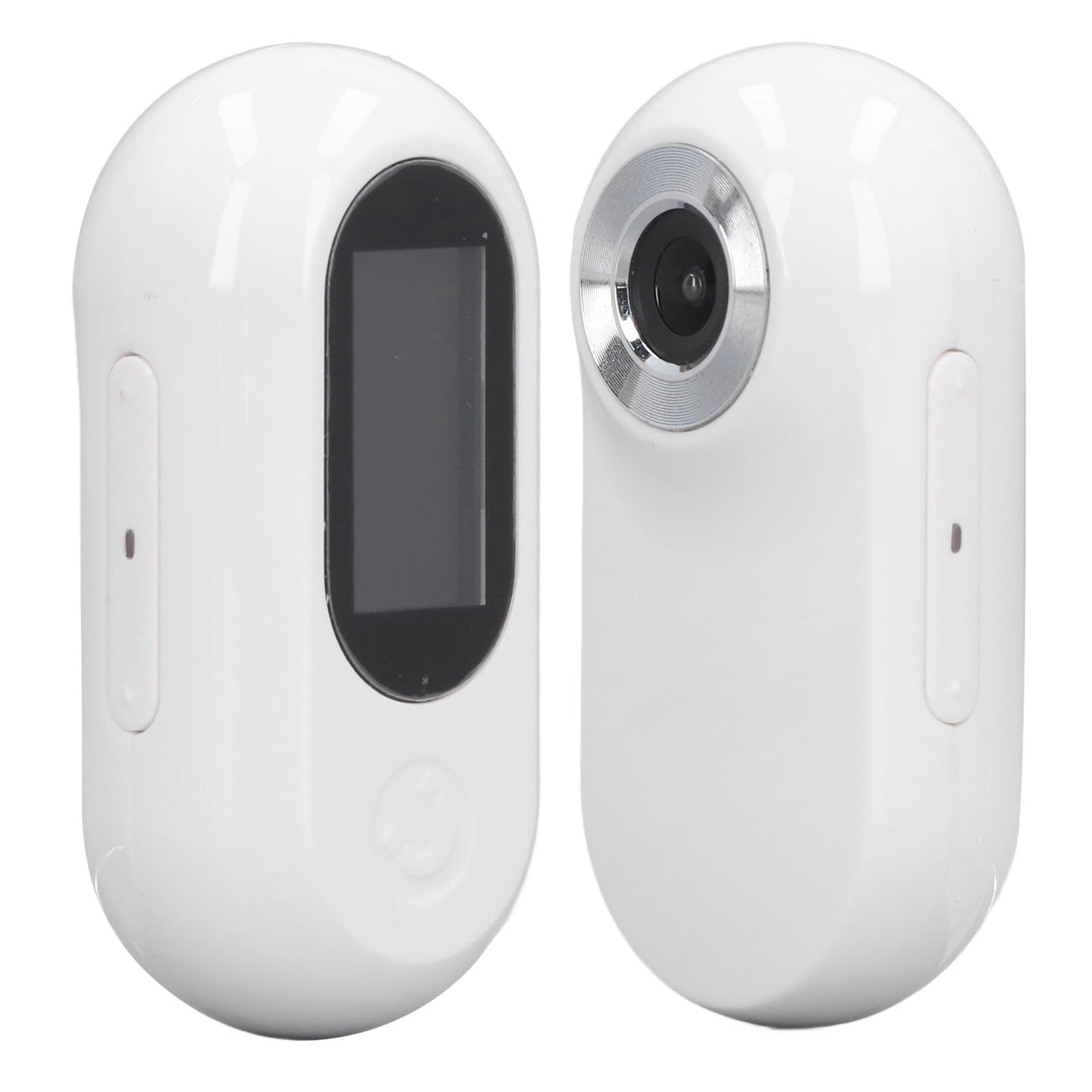 Jectse cat collar camera, no Wi-Fi required, 120-degree wide-angle pet camera, action camera with video recording, pet camera for indoor and outdoor use (White)