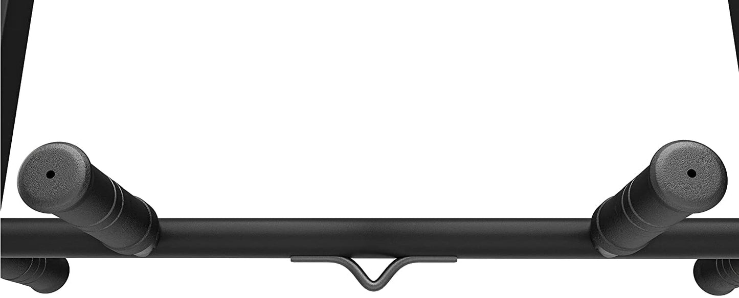 Hop-Sport Multigrip Chin-Up Bar for Ceiling Mounting HS-2001K - Professional Fitness Pull Up Bar with 6 non-slip grips and attachment for punching bag or TRX.