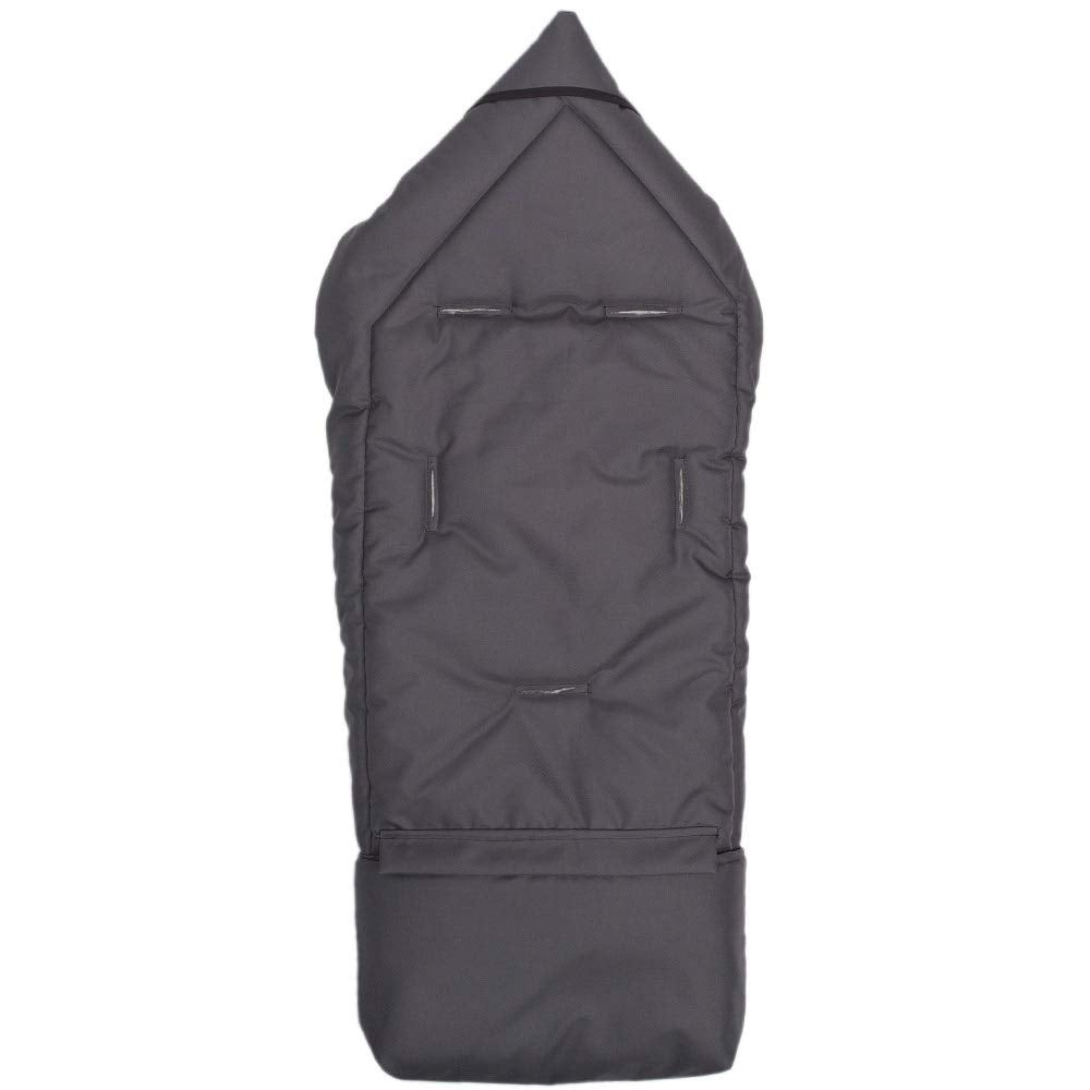 Winter footmuff for stroller car seat sleigh bag lambskin footmuff cuddle bag winter footmuff 40 x 90/110 cm (anthracite)