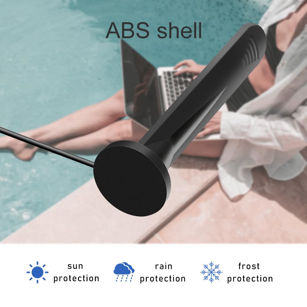 2 X 5G LTE Antenna 4G Omnidirectional Signal Booster SMA TS9 Connector 15DBI High Gain Chip External Magnetic Antenna for Indoor/Outdoor, 3G/4G/5G/GSM/GPRS Router all frequency bands Universal - 3M