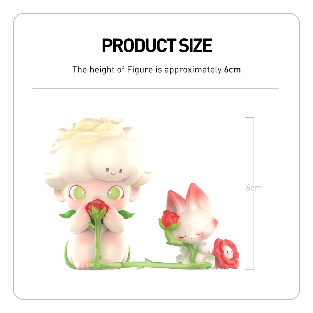 POP MART DIMOO Whisper of The Rose Figure Anime Action Figures Collectible Art Toy Toys Figurines Gift 1PC