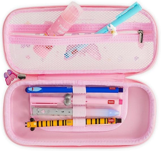 LEGAMI Wonderwow Butterfly pencil case and erasable gel pen.