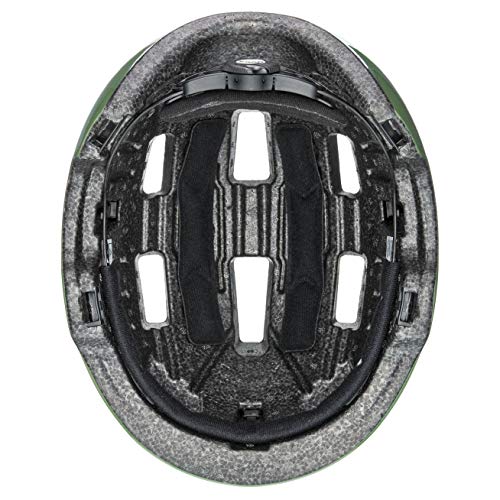 uvex hlmt 4 - Lightweight bike helmet for kids - adjustable sizing - washable interior - Moss-Green - 51-58 cm