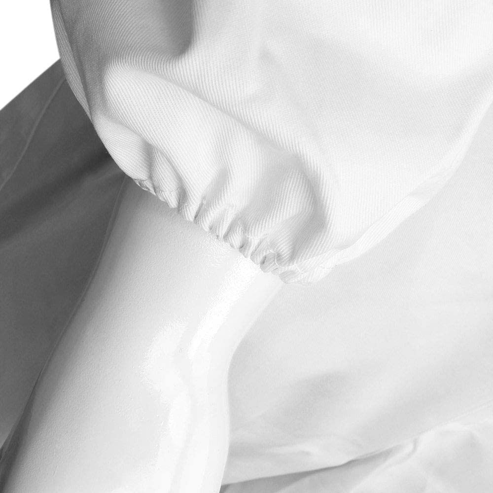 Amacoam Beekeeping Suit Beekeeper Jacket with Hat Professional Beekeeper Clothing Beekeeper Beekeeper Professional Beekeeper Beehive Protection Hat Bee Suit with Zipper for Beekeepers Bee Keepers (White)