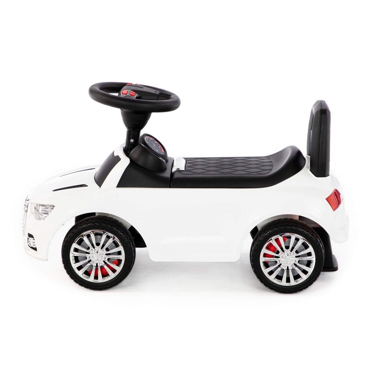 Slider car white Super Car No.2 Sound Kids Ride-on Vehicle Walking Aid