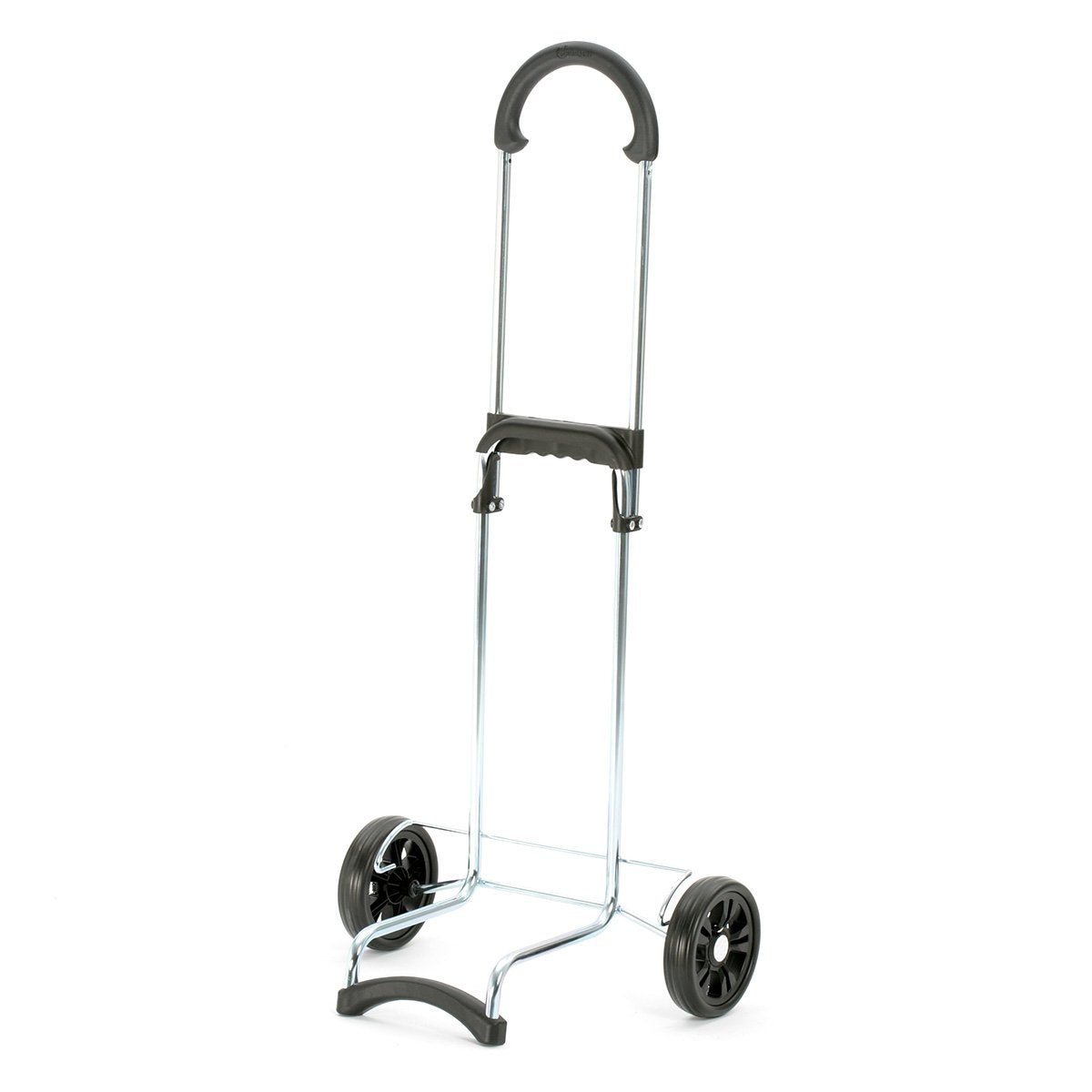 Andersen shopping trolley Scala with bag Vara white, 50 liters volume, steel frame.