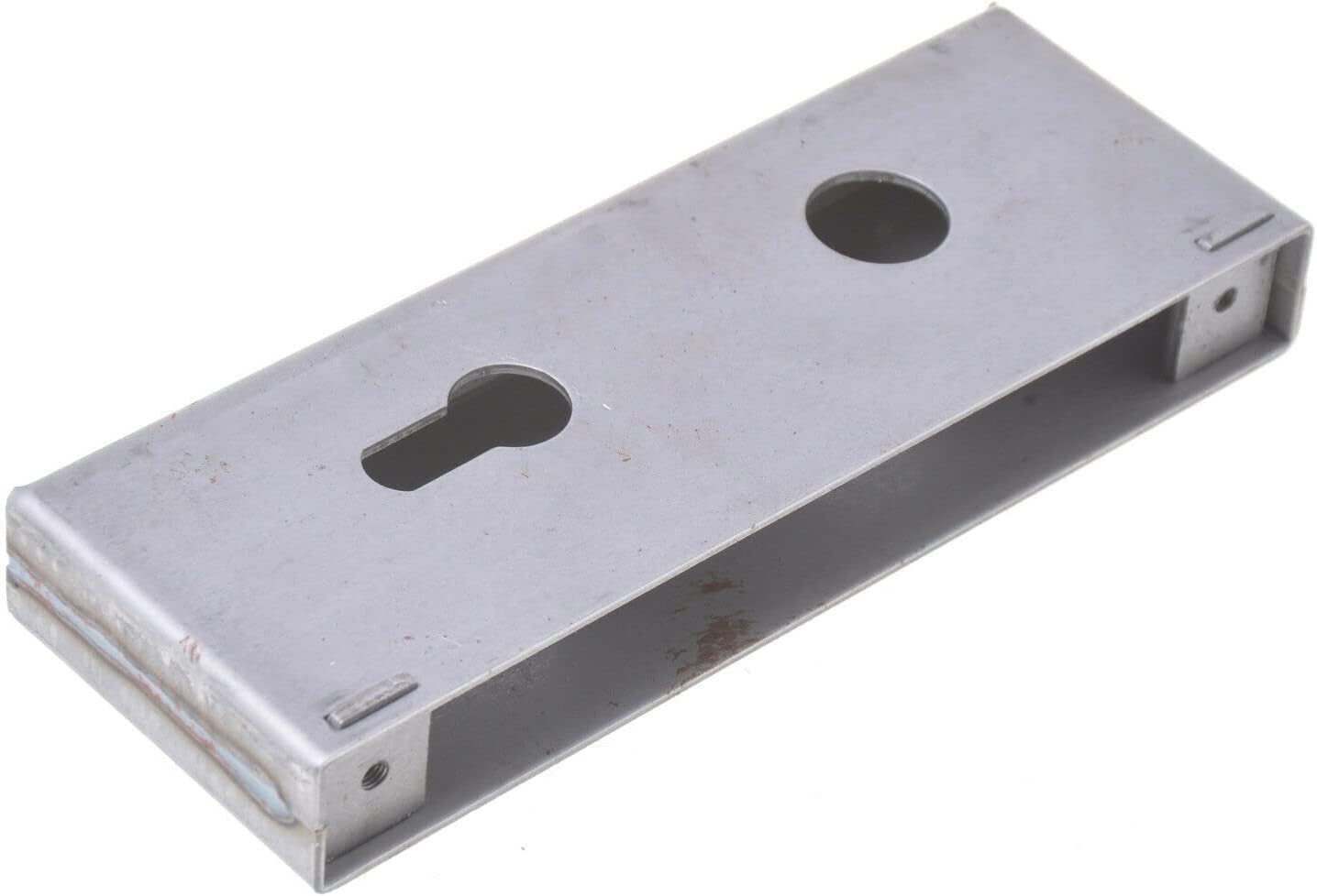 Aqbau® set hook lock with lock box 72/30 for sliding door mortise lock sliding door lock sliding door latch sliding gate latch garden gate entrance gate metal galvanized lever lock