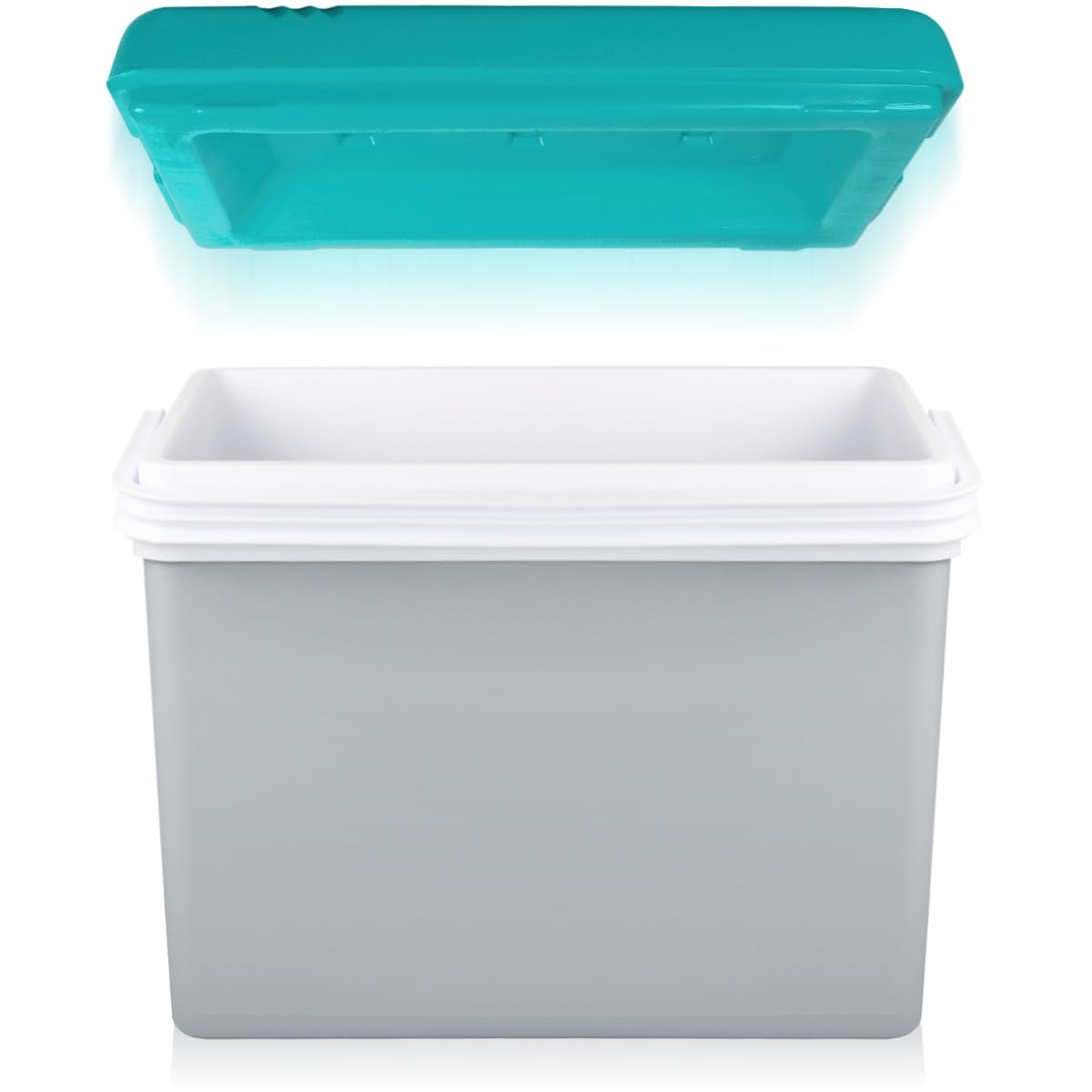 Cooler box 35L insulated box cooler bag camping thermobox isolation bag gray (cooler box 35L)